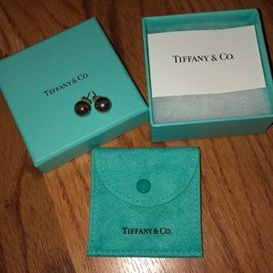 Tiffany & Co. Sterling Silver Ball Earrings